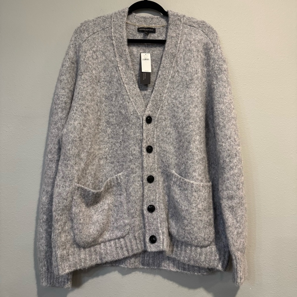 Banana Republic Gray Women's Cardigan Sweater